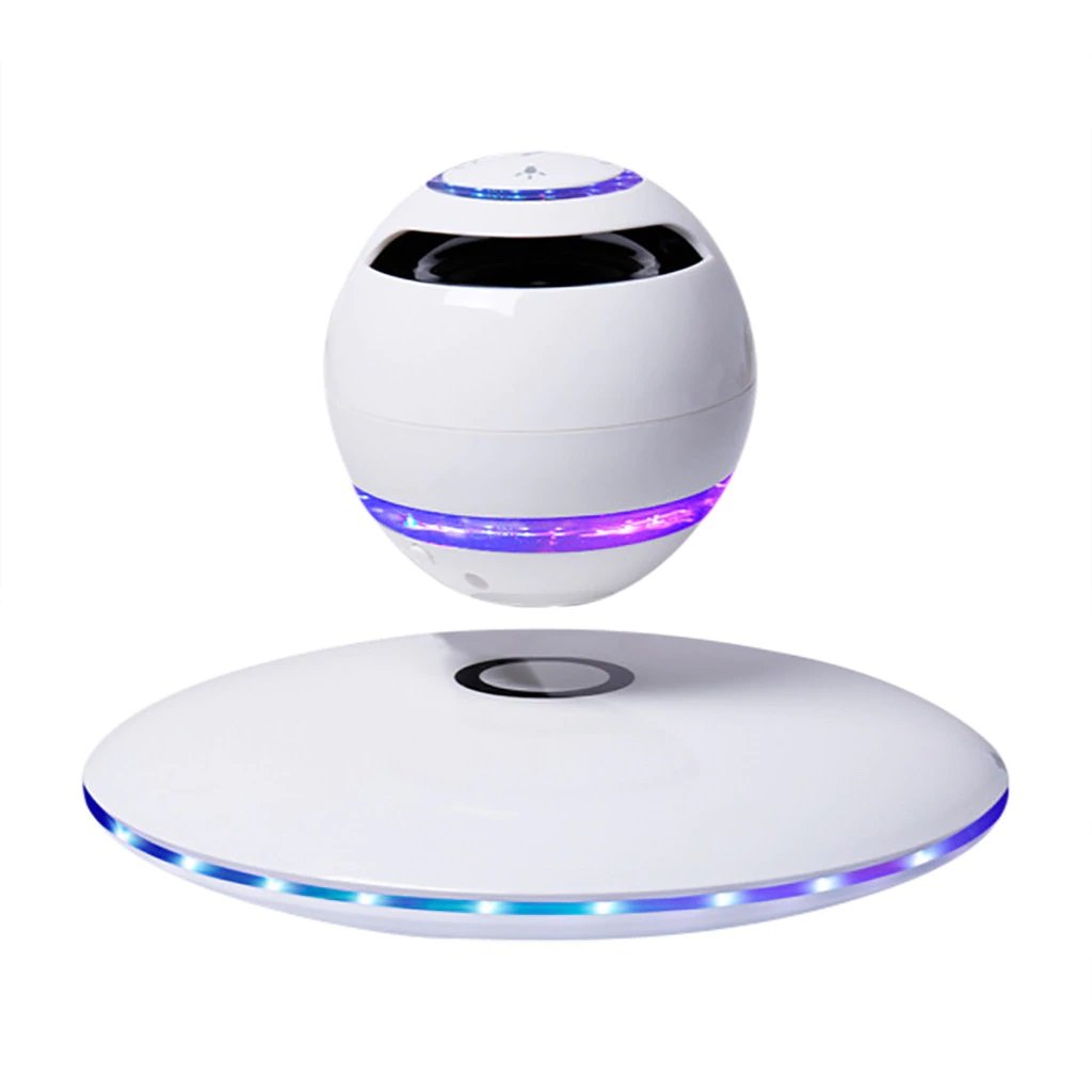 Magnetic Levitating Bluetooth Speaker With Stunning LED Effects