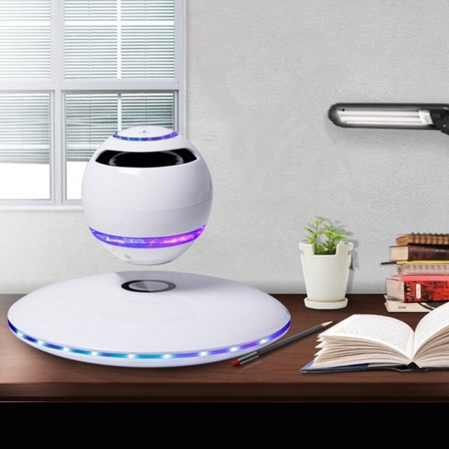 Magnetic Levitating Bluetooth Speaker With Stunning LED Effects