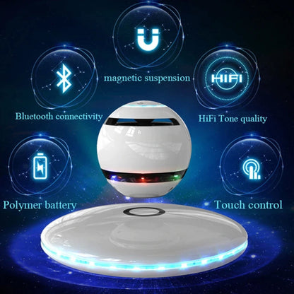 Magnetic Levitating Bluetooth Speaker With Stunning LED Effects